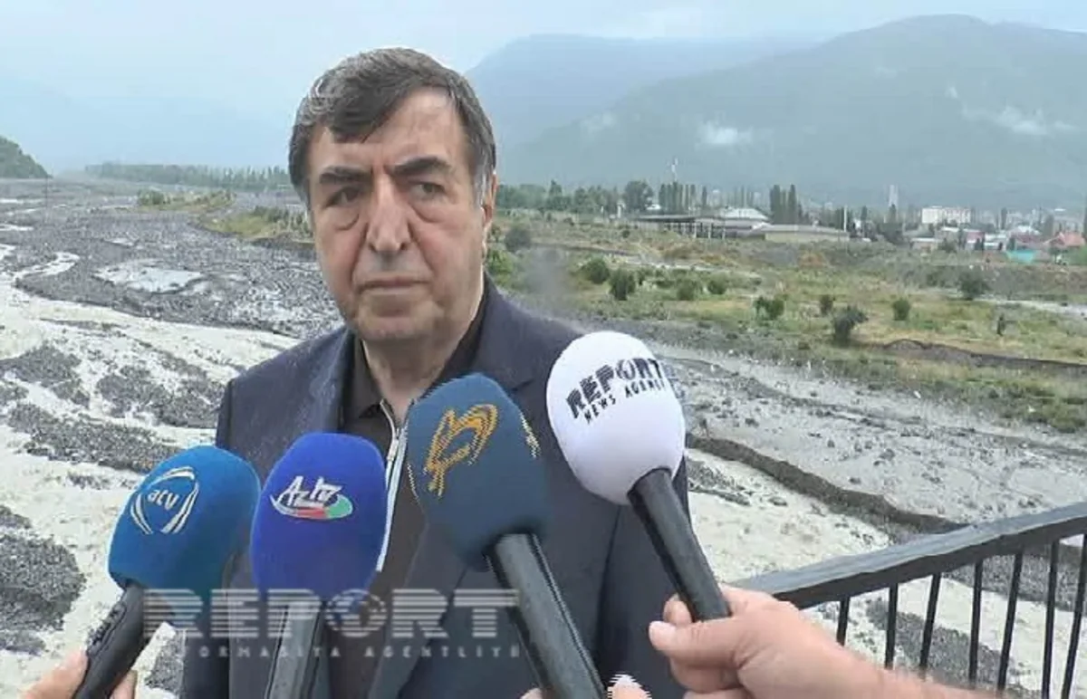 ​ Əhməd Əhmədzadə: Şəkinin Kiş çayına yenidən sel gəlib - FOTO