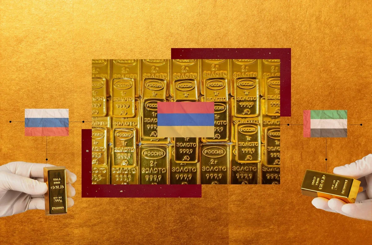 Как армянские компании помогают России обходить санкции на торговлю золотом