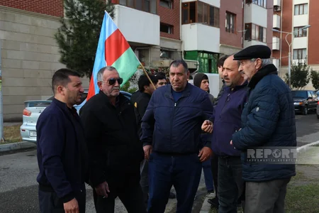 Xocalıda qalıqları aşkarlanan 7 nəfərlə vida mərasimi keçirilib
