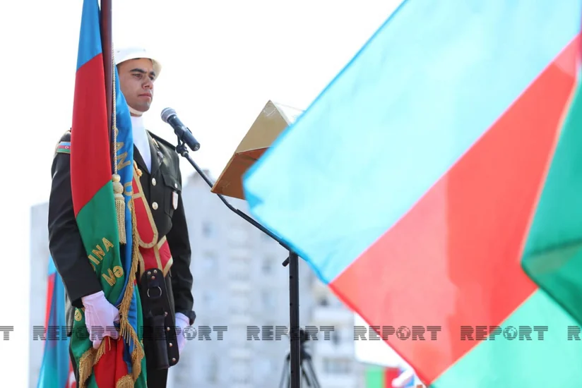 Прошла церемония выпуска учащихся Военного института имени Гейдара Алиева