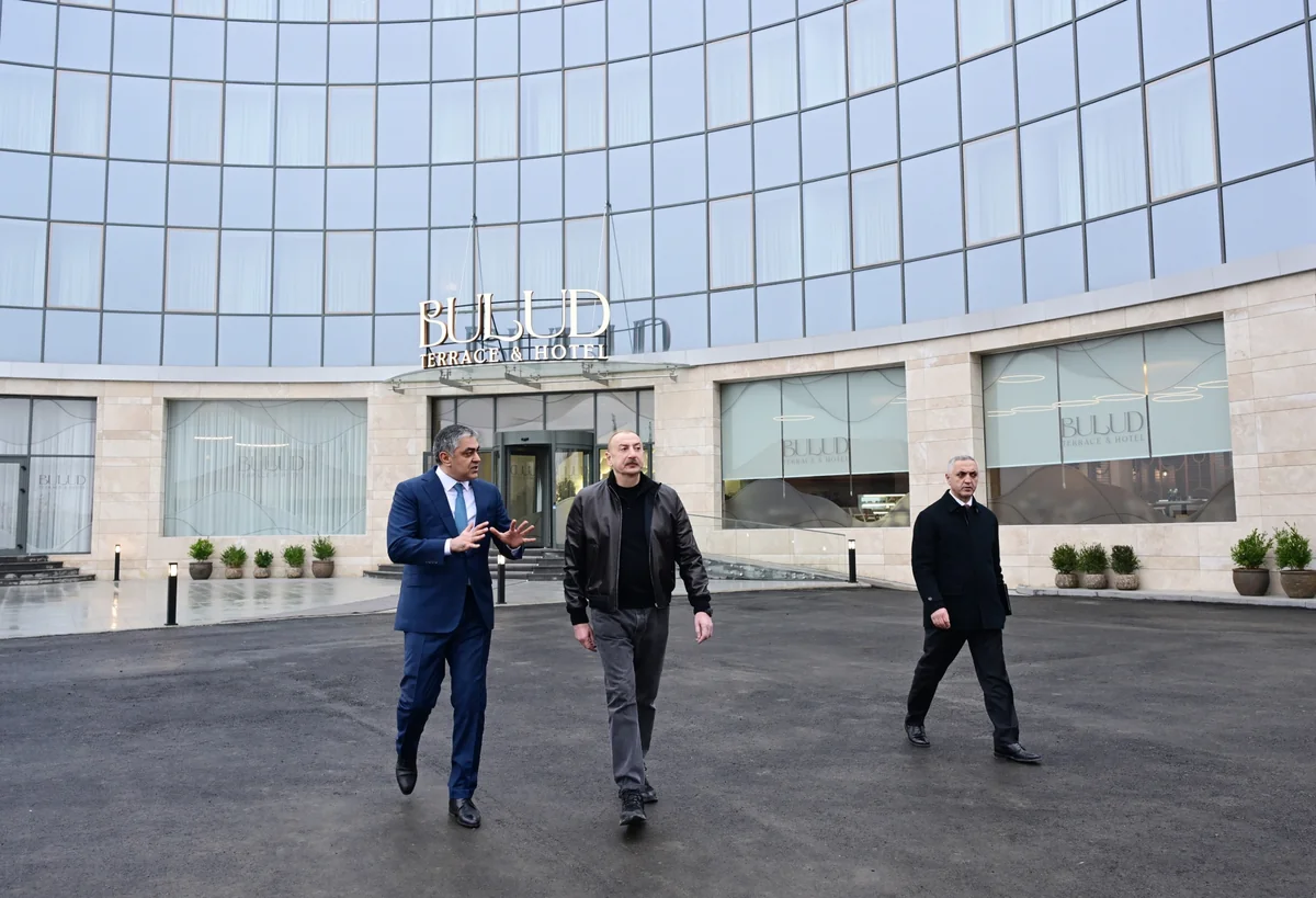 Prezident İlham Əliyev Xankəndidə “Bulud” hotelinin açılışında iştirak edib - YENİLƏNİB