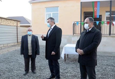 Daha 57 ev şəhid ailələri və Qarabağ müharibəsi əlillərinə təqdim edildi