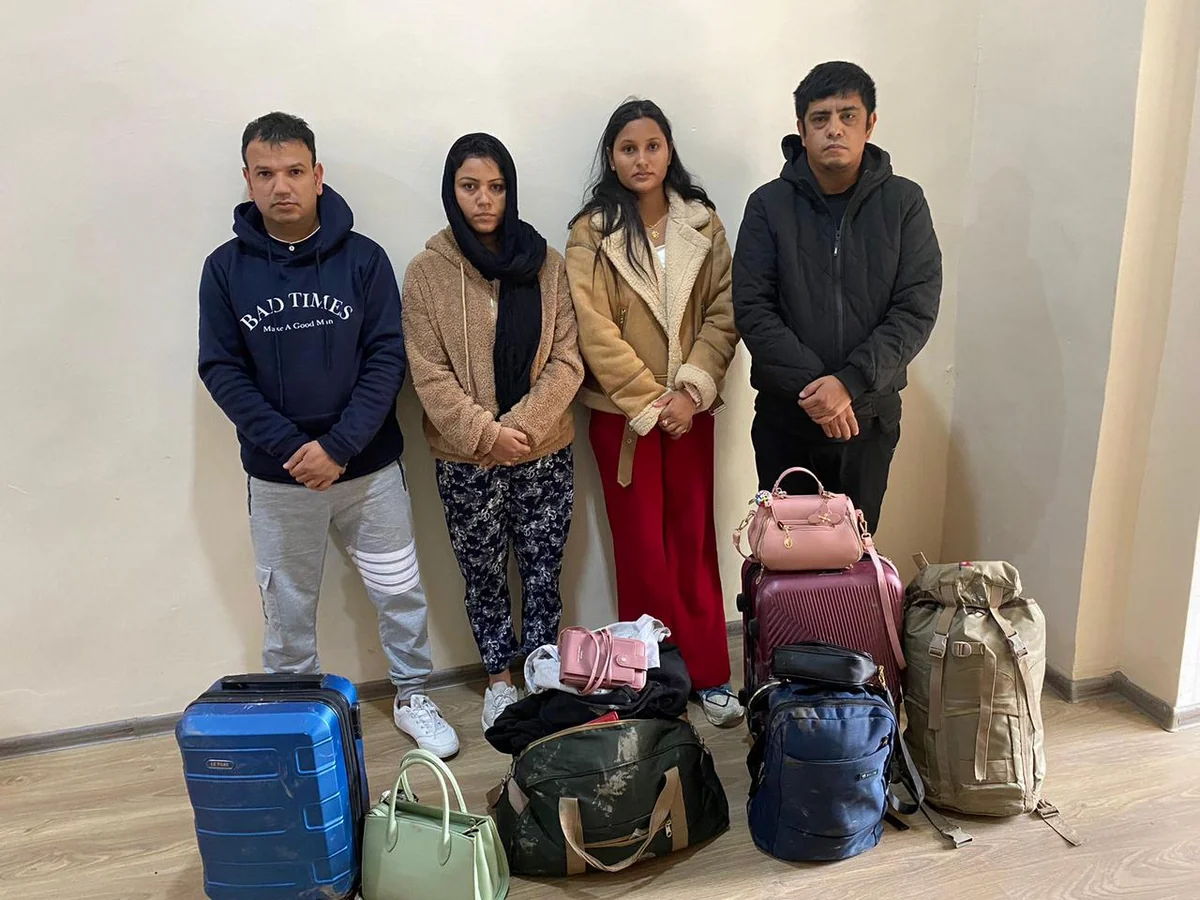 Azərbaycandan Rusiyaya qanunsuz yolla keçmək istəyən Nepal vətəndaşları saxlanılıb