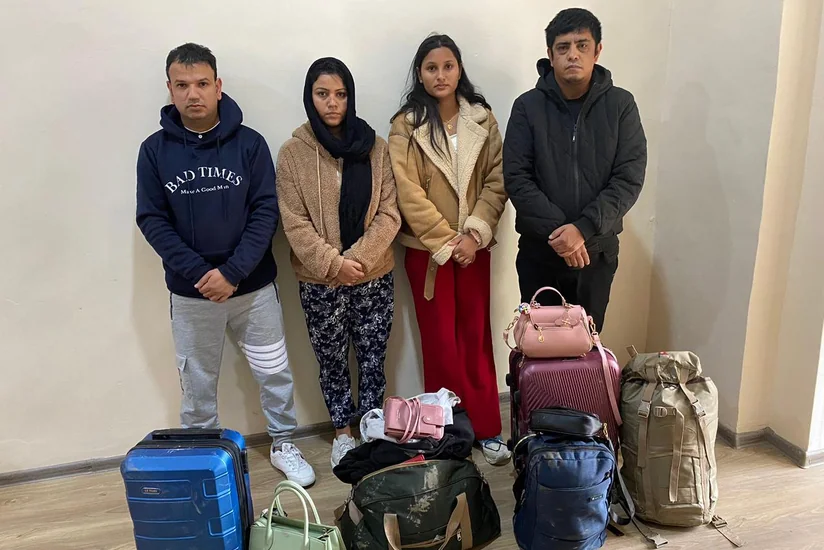 Azərbaycandan Rusiyaya qanunsuz yolla keçmək istəyən Nepal vətəndaşları saxlanılıb