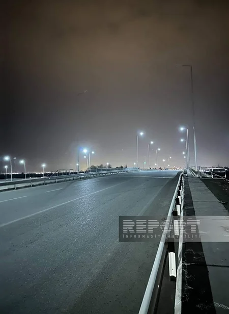 Göygöldə avtomobil yol qovşağı işıqlandırılıb