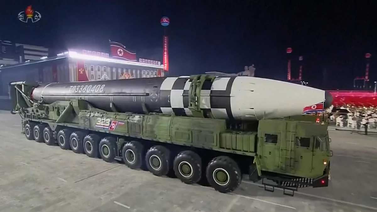 North Korea unveils new intercontinental ballistic missile