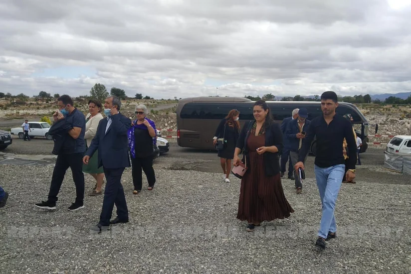 Ağdam sakinlərinin doğma şəhərə səfəri baş tutub