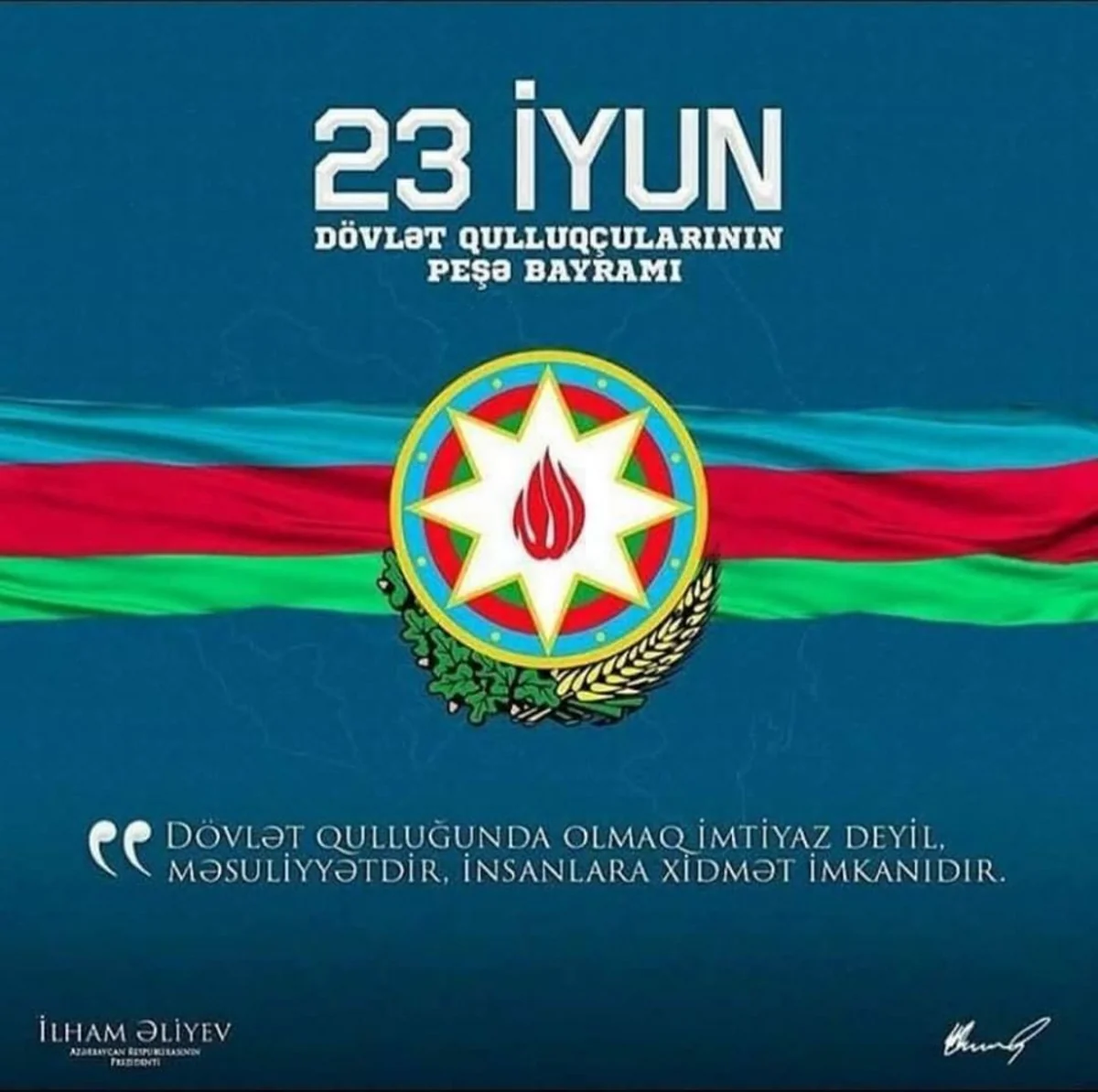 DTX dövlət qulluqçularının peşə bayramını təbrik edib