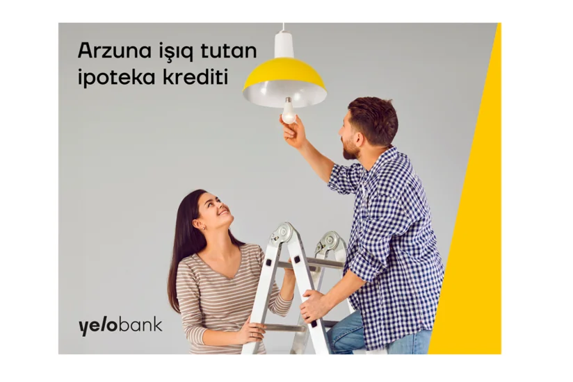 Ev almaq arzuna işıq tutacaq ipoteka krediti Yelo Bankda!