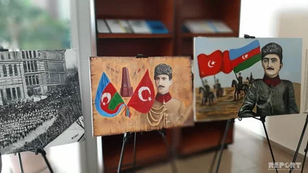 Bakının erməni-daşnak qüvvələrinin işğalından azad olunmasının 101 illiyinə həsr edilmiş sərgi keçirilib