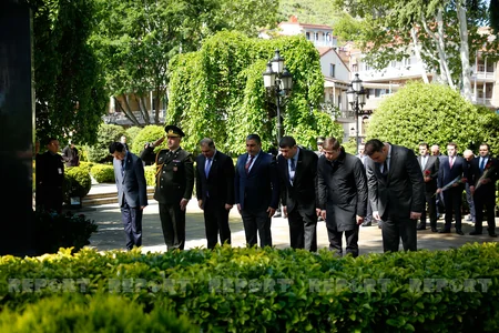 Gürcüstanda Heydər Əliyevin xatirəsi anılır