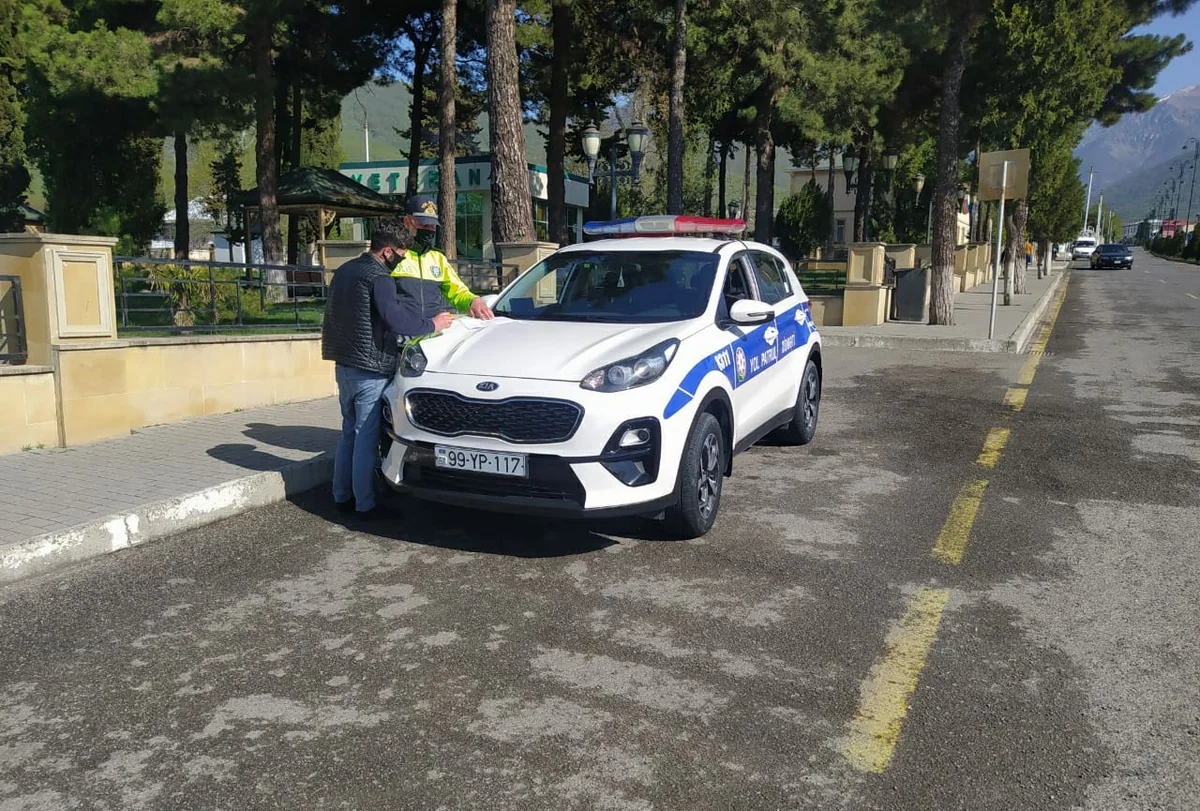 Oğuzda reyd keçirildi, sürücü və piyadalar cərimələndi