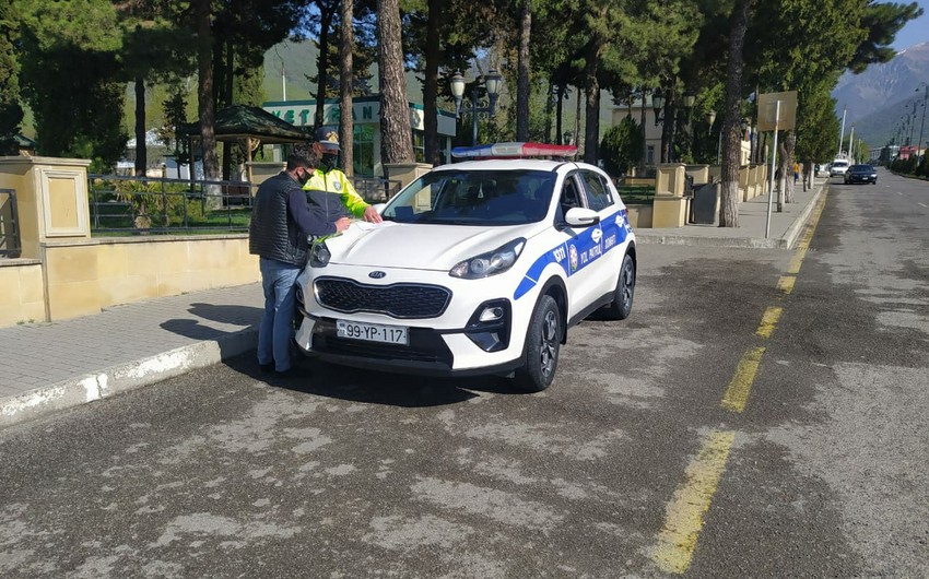 Oğuzda reyd keçirildi, sürücü və piyadalar cərimələndi