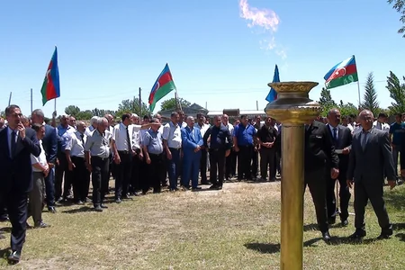 Azərbaycanda daha 2 kəndə təbii qaz verilib