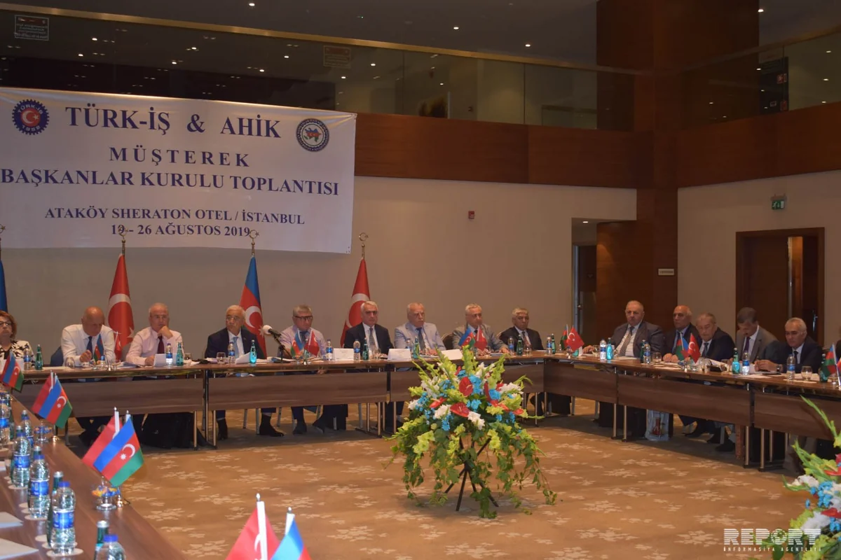 Azərbaycan və Türkiyə Həmkarlar İttifaqları konfederasiyalarının iclası keçirilib