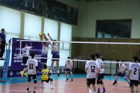 18 yaşadək voleybolçular arasında Azərbaycan çempionatına yekun vurulub