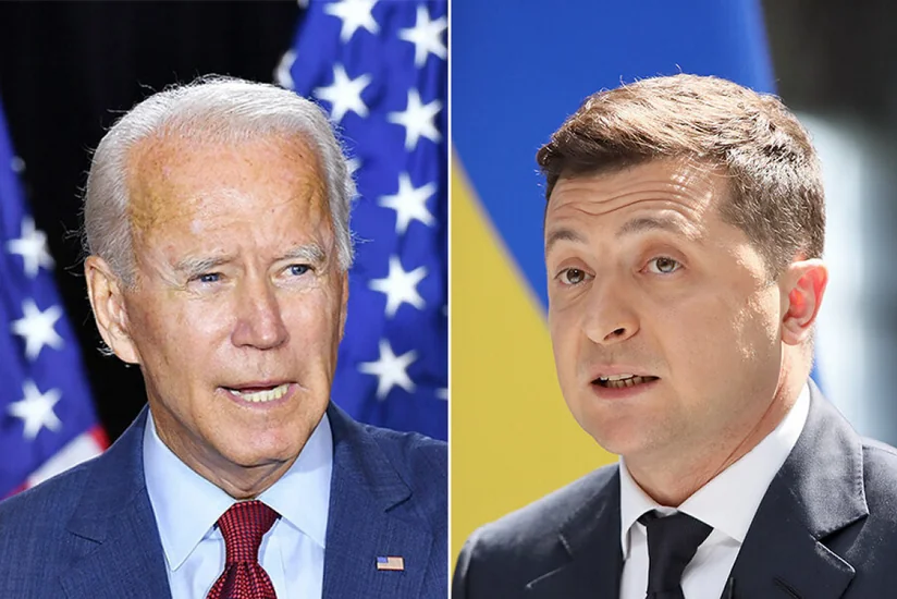 Зеленский: Байден должен приехать в Украину и увидеть все своими глазами
