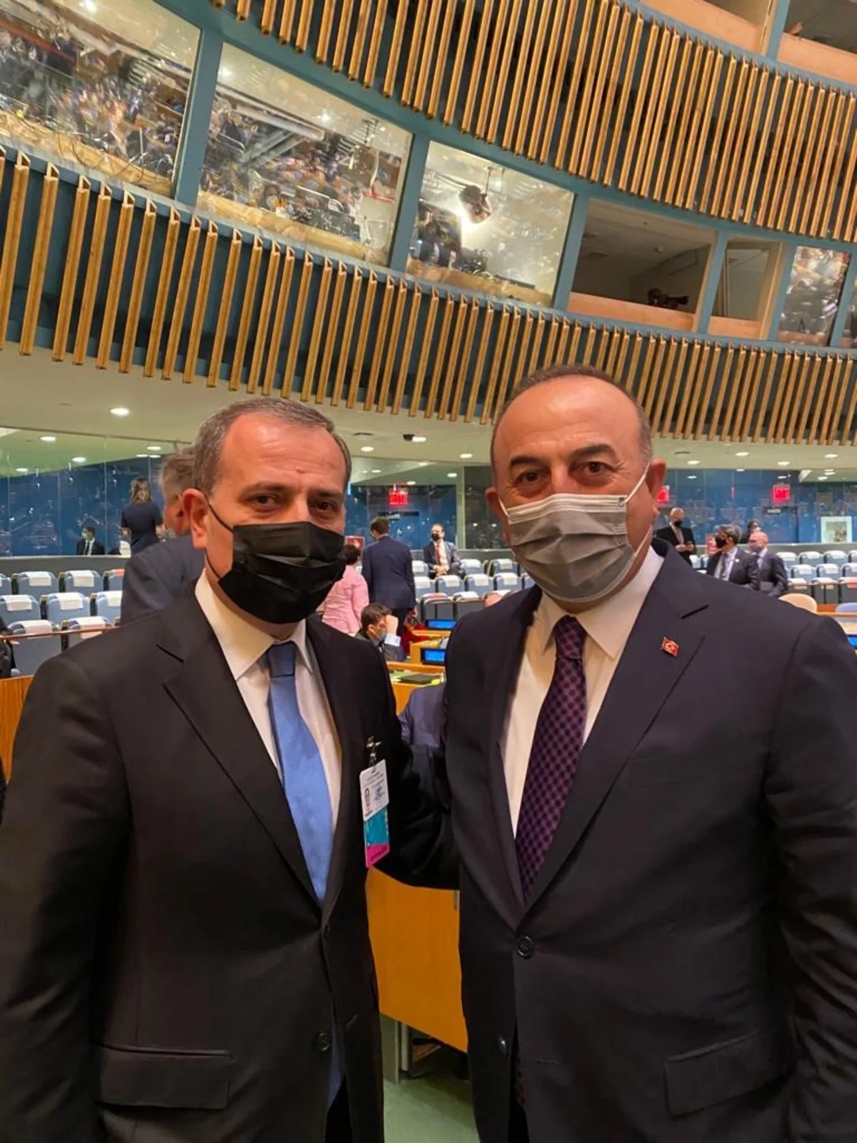 Ceyhun Bayramov türkiyəli həmkarı ilə görüşüb