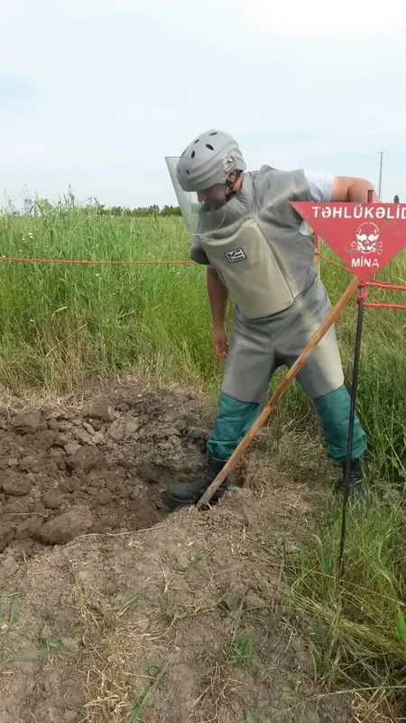 ANAMA: 1 ədəd 122 mm-lik top mərmisi aşkar edilib