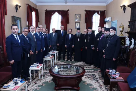 Komitə sədri Gürcüstan Katalikosu ilə din sahəsində əlaqələrin genişləndirilməsini müzakirə edib