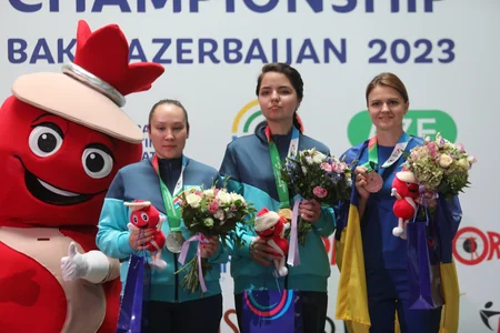 Dünya çempionatı: Ukraynadan olan atıcı qızıl medal qazanıb