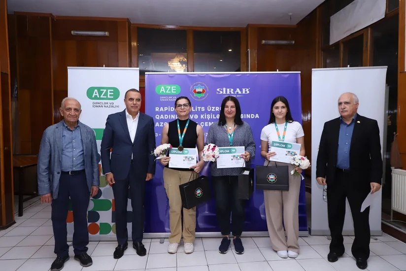 Şahmatın rapid və blits növləri üzrə Azərbaycan çempionatının mükafatçıları müəyyənləşib