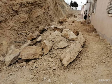 Nazirlik: Badamdardakı uçqun ərazisində yeni təhlükə yoxdur - FOTO - VİDEO
