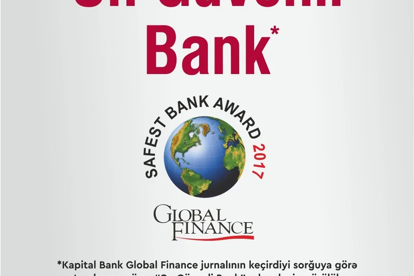 Kapital Bank назван Самым надежным банком