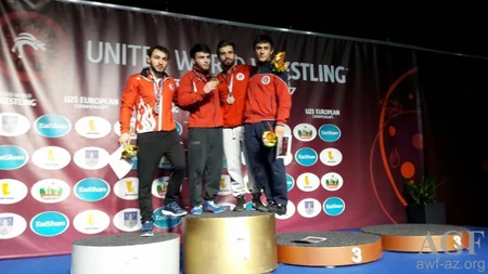 Azərbaycan güləşçiləri Avropa çempionatında daha 3 medal qazanıb - VİDEO