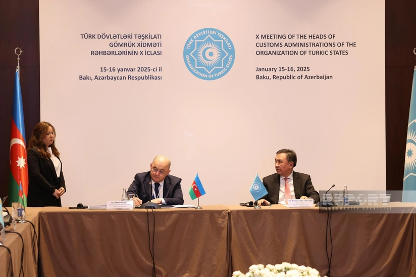 Bakıda TDT-nin Gömrük Xidməti Rəhbərlərinin İclasında sənədlər imzalanıb