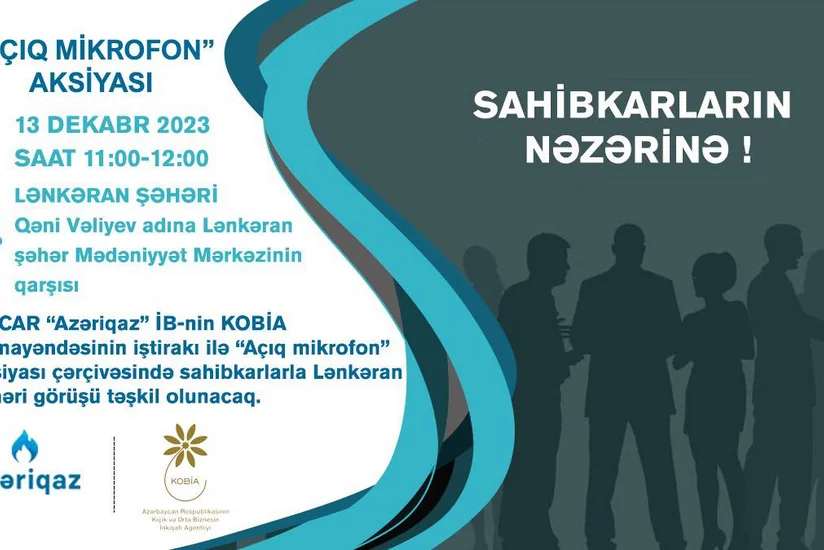 “Azəriqaz”ın sahibkarlarla növbəti görüşü Lənkəranda keçiriləcək