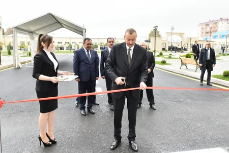 President Ilham Aliyev inaugurates newly-built dormitory of Azerbaijan State Agrarian University