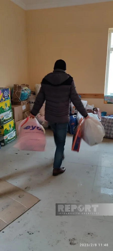 Aran bölgəsində Türkiyəyə yardım kampaniyasına start verilib