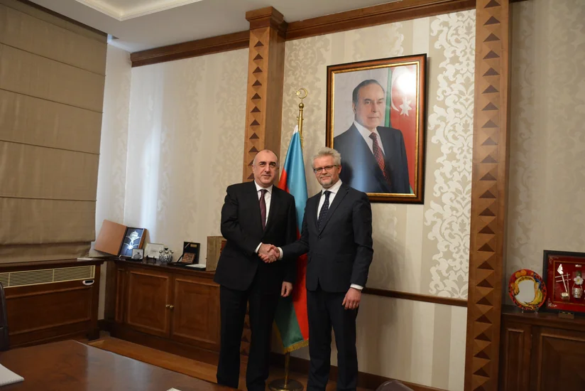 Elmar Məmmədyarov Beynəlxalq Enerji Xartiyasının baş katibi ilə görüşüb