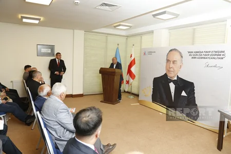 Gürcüstanda Azərbaycan Evinin təşəbbüsü ilə Heydər Əliyevin anadan olmasının 101-ci ildönümü qeyd edilib