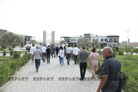 Zəngilanın Ağalı kəndinin sakinləri olan 10 ailə doğma yurduna çatıb