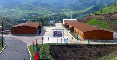 A new military unit built for Azerbaijani army was put into operation on the frontline