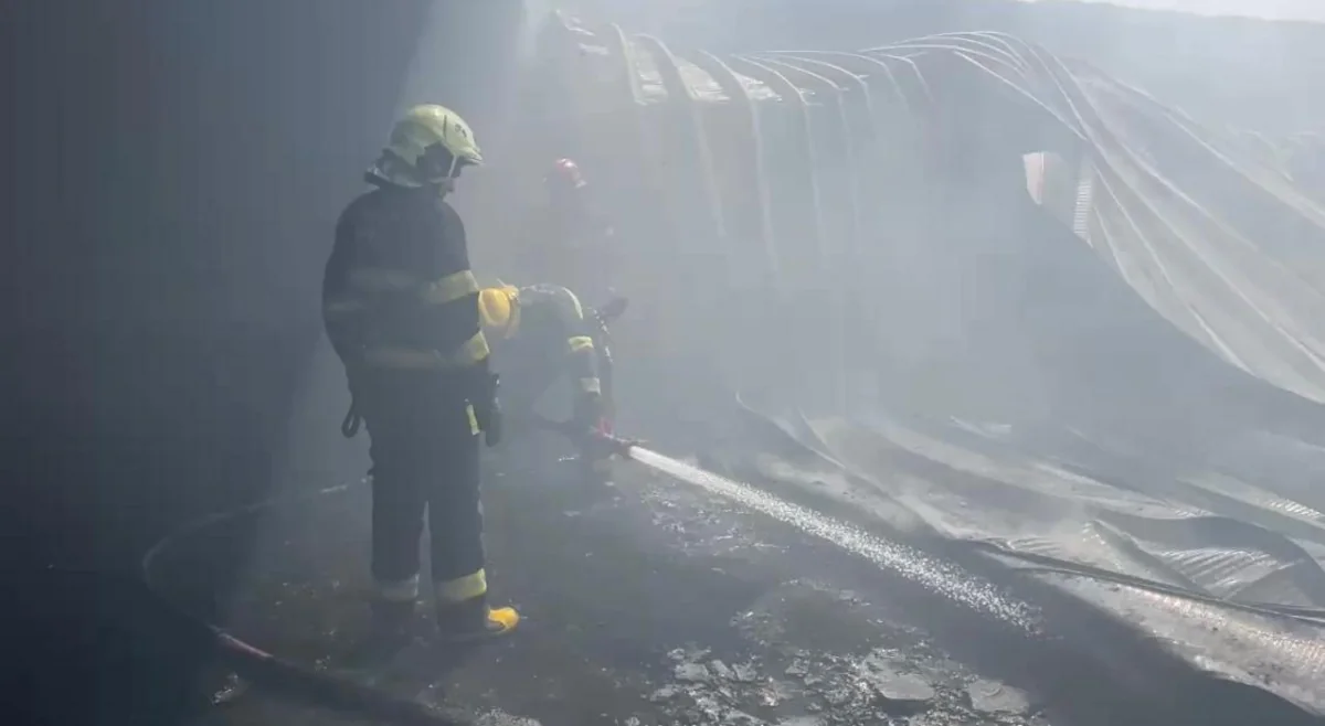 Kürdəxanıda obyektdəki yanğın söndürülüb - YENİLƏNİB-2
