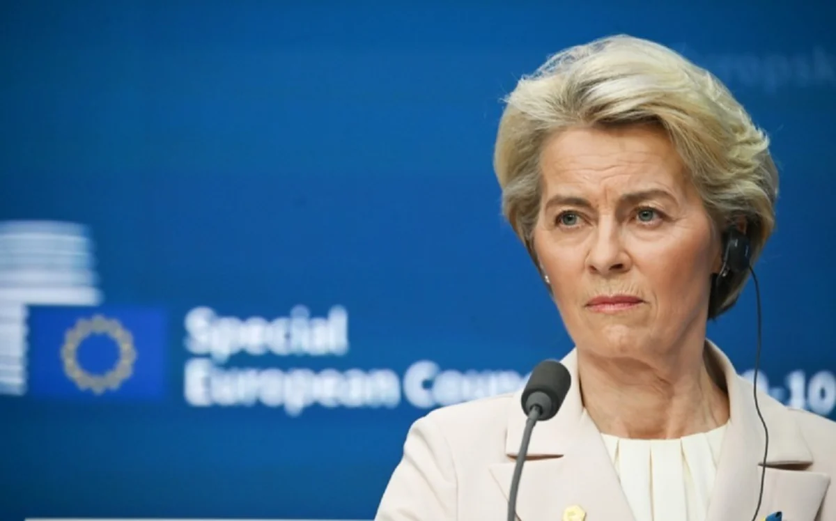Fon der Leyen ABŞ ilə razılaşmaya dair bəyanat yayıb