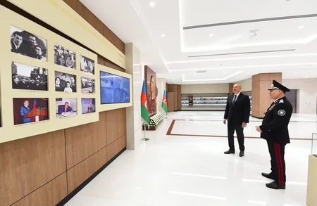 Prezident İlham Əliyev DTX-nin yeni inzibati binalarının açılışında iştirak edib
