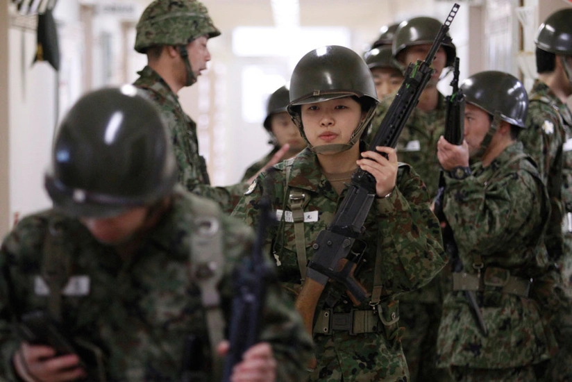 Japan lifts last deployment limit on women in Self-Defense Forces