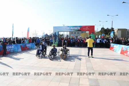 Bakıda qələbə qaçışı təşkil edilib