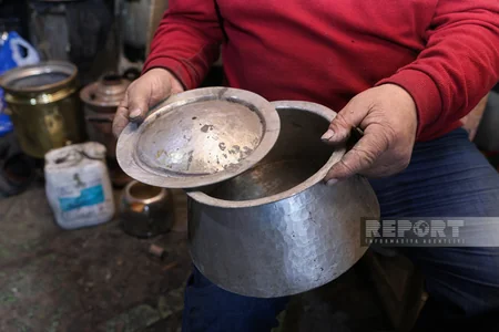 Dəyəri 10 min manat olan samovar, məmur aftafası və nadir əşyalar - Qalayçı emalatxanasından REPORTAJ
