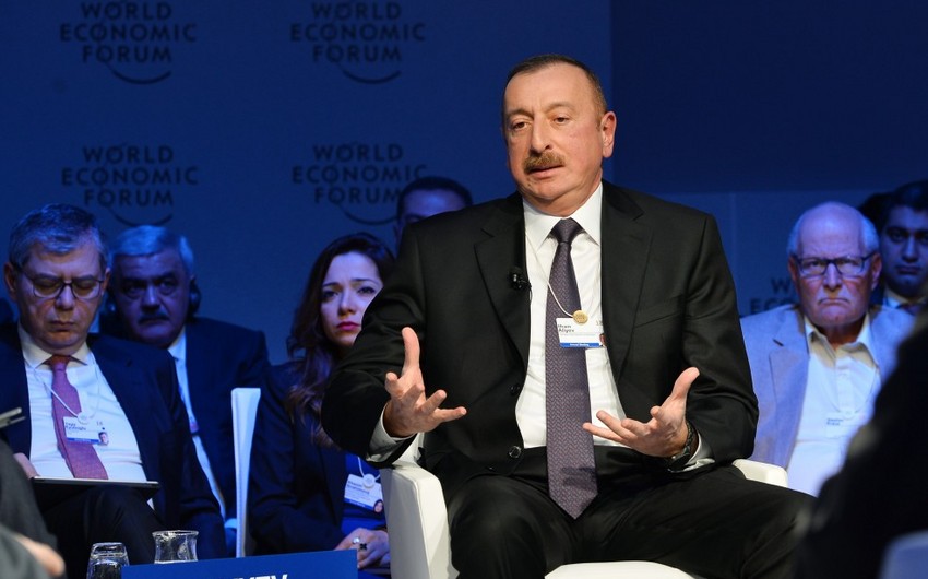 İlham Əliyev: Əhalinin mütləq əksəriyyəti internet istifadəçisi olduğu halda mətbuat azadlığının məhdudlaşdırılması haqqında danışmaq əsassızdır