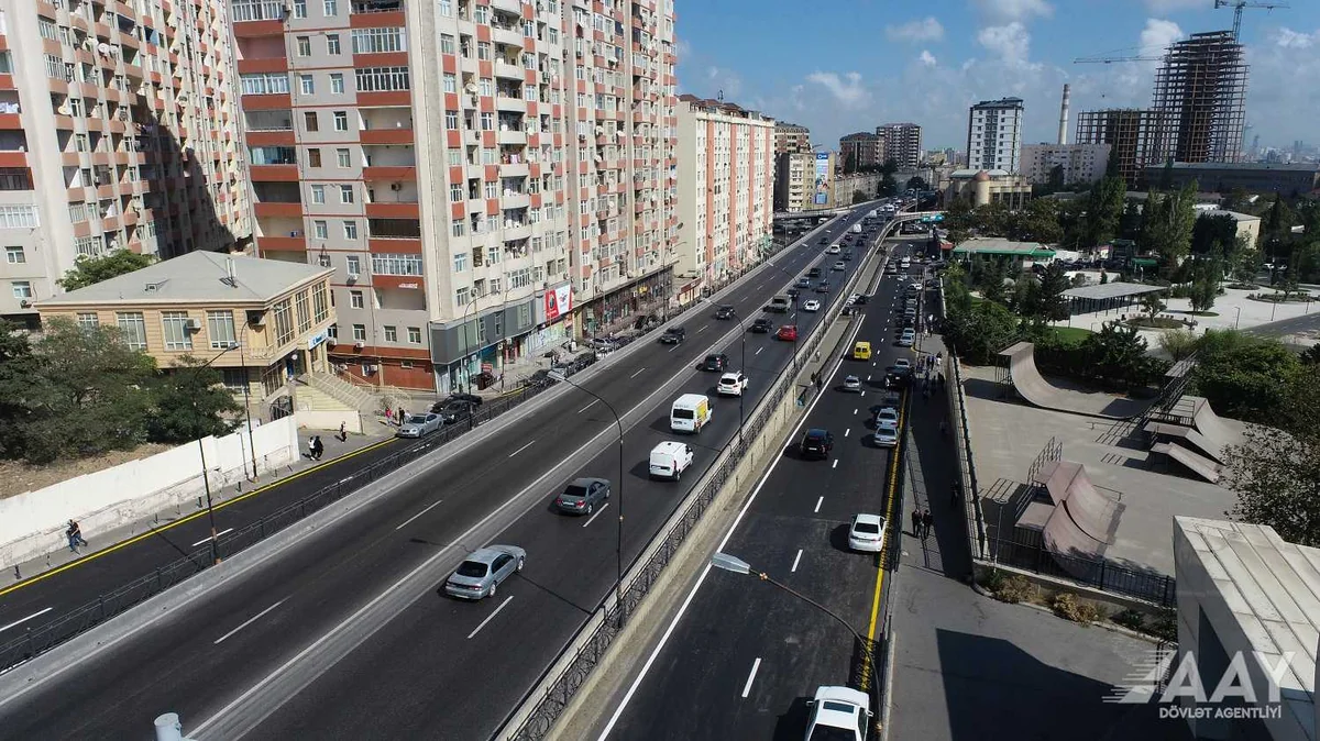 Bakının Rövşən Cəfərov küçəsi təmir olunub