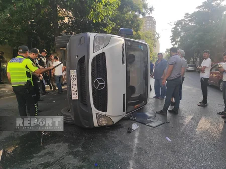 Bakıda yol qəzası olub
