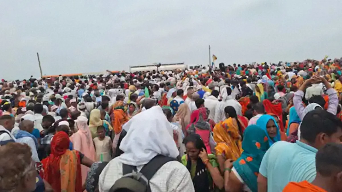 At least 121 people, mostly women, killed in stampede at India's Hathras
