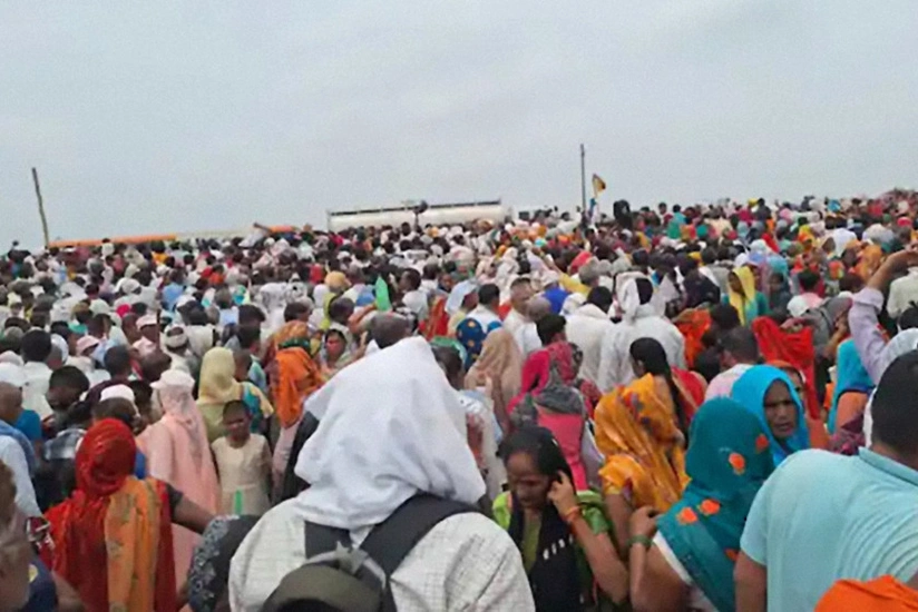 At least 121 people, mostly women, killed in stampede at India's Hathras