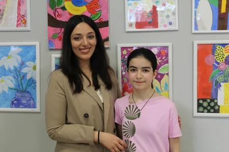 Hiss Art Space qalereyasında rəsm sərgisi keçirilib