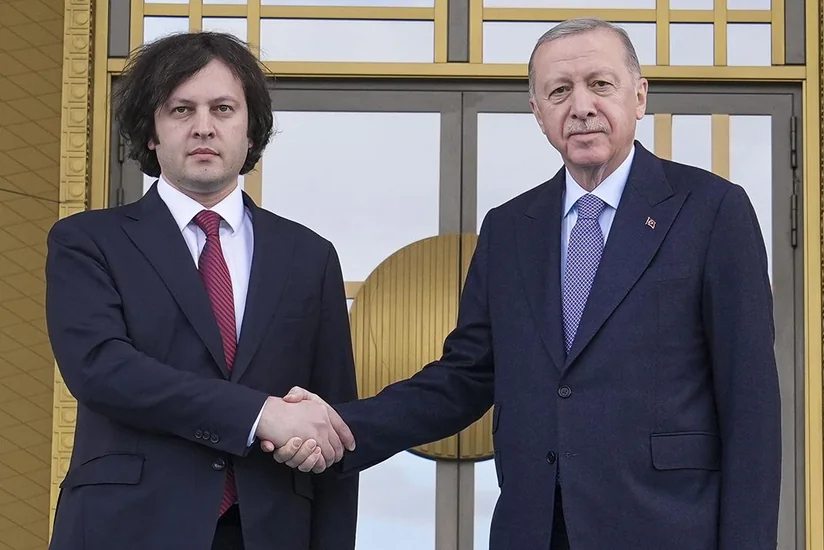 Ərdoğanla Kobaxidze FETÖ və PKK ilə mübarizədən danışıb